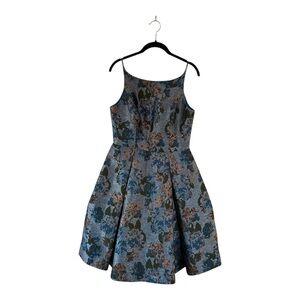 NWT Gal Meets Glam Darryn Floral Brocade Fit & Flare Dress Size 6